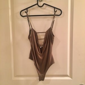 Olive green bodysuit